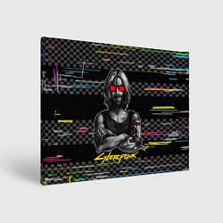 Холст прямоугольный Johnny Джонни Cyberpunk2077, цвет: 3D-принт