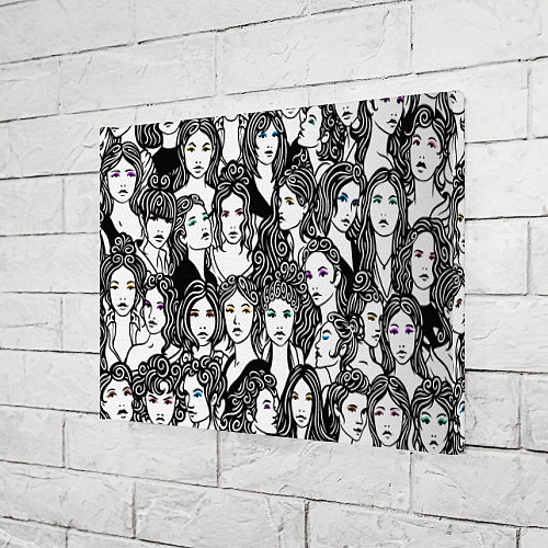 Картина прямоугольная 26 девушек / 3D-принт – фото 3