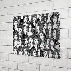 Холст прямоугольный 26 девушек, цвет: 3D-принт — фото 2