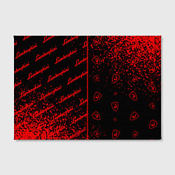 Холст прямоугольный LAMBORGHINI Арт Паттерны, цвет: 3D-принт — фото 2