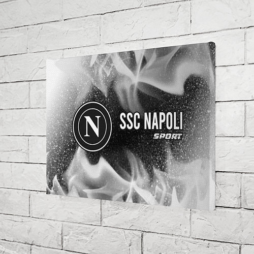 Картина прямоугольная SSC NAPOLI Sport Огонь / 3D-принт – фото 3