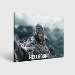 Холст прямоугольный Hellbound - Зов ада монстр, цвет: 3D-принт