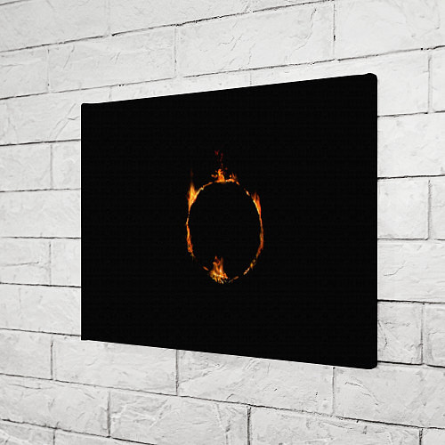 Картина прямоугольная Знак тьмы из Dark Souls / 3D-принт – фото 3