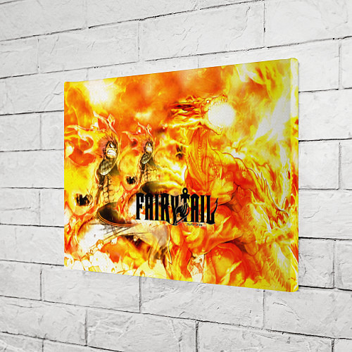 Картина прямоугольная FAIRY TAIL FIRE DAMAGE / 3D-принт – фото 3
