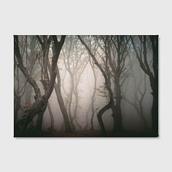 Холст прямоугольный Лес Туман, цвет: 3D-принт — фото 2