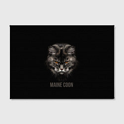Холст прямоугольный Maine coon - кот, цвет: 3D-принт — фото 2