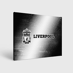 Холст прямоугольный Liverpool Sport на темном фоне, цвет: 3D-принт