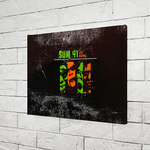 Картина прямоугольная Still Waiting - Sum 41 / 3D-принт – фото 3