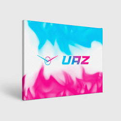 Холст прямоугольный UAZ Neon Gradient, цвет: 3D-принт