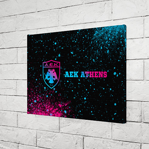 Картина прямоугольная AEK Athens Neon Gradient / 3D-принт – фото 3