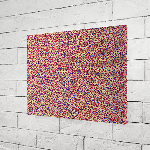 Картина прямоугольная Цветное конфетти / 3D-принт – фото 3