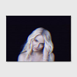 Холст прямоугольный Britney Spears Glitch, цвет: 3D-принт — фото 2