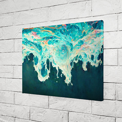 Картина прямоугольная Поток воды / 3D-принт – фото 3