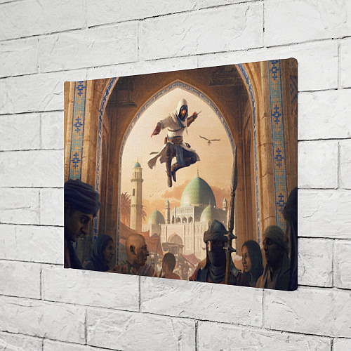 Картина прямоугольная Assassins Creed Mirage / 3D-принт – фото 3
