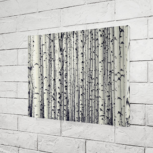 Картина прямоугольная Русские берёзки - роща / 3D-принт – фото 3