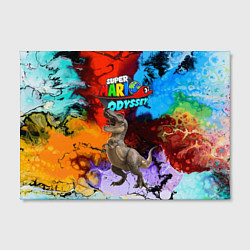 Холст прямоугольный Super Mario Odyssey - Dinosaur - Nintendo, цвет: 3D-принт — фото 2