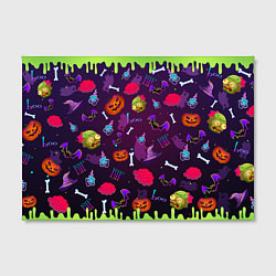 Холст прямоугольный RIP halloween, цвет: 3D-принт — фото 2