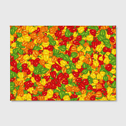 Холст прямоугольный Острый перц Хабанеро, цвет: 3D-принт — фото 2
