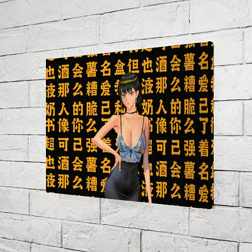 Картина прямоугольная Фубуки - Ван пач мен / 3D-принт – фото 3