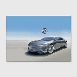 Холст прямоугольный Buick concept в пустыне, цвет: 3D-принт — фото 2