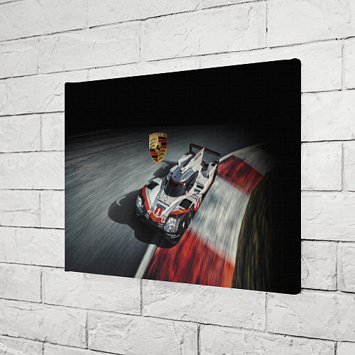 Картина прямоугольная Porsche - racing team - motorsport / 3D-принт – фото 3