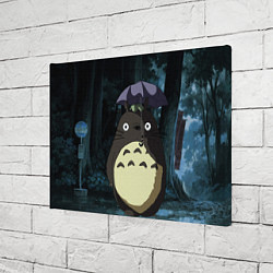 Холст прямоугольный Totoro in rain forest, цвет: 3D-принт — фото 2