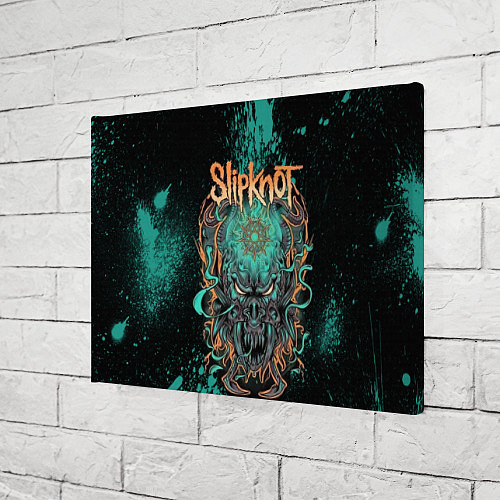 Картина прямоугольная Slipknot monster / 3D-принт – фото 3