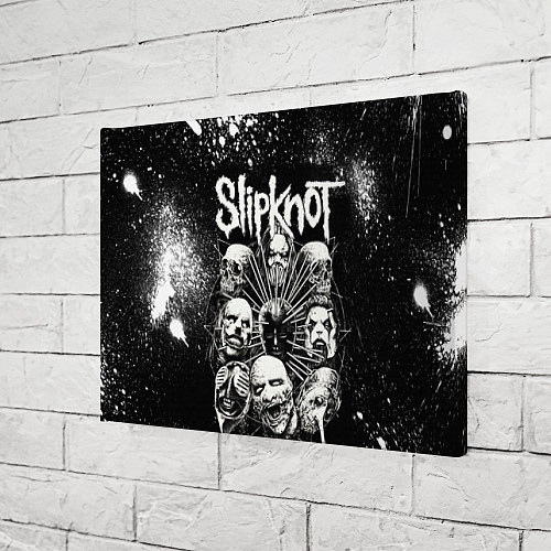 Картина прямоугольная Slipknot Black / 3D-принт – фото 3