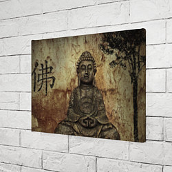 Холст прямоугольный Статуя Будды, цвет: 3D-принт — фото 2