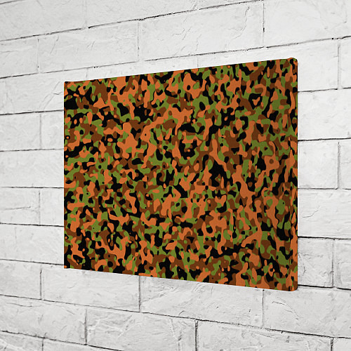 Картина прямоугольная Камуфляж осенний лес мелкий / 3D-принт – фото 3