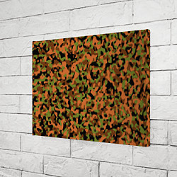 Холст прямоугольный Камуфляж осенний лес мелкий, цвет: 3D-принт — фото 2