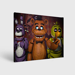 Холст прямоугольный Five Nights аt Frеddys, цвет: 3D-принт