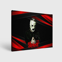 Холст прямоугольный Slipknot black & red, цвет: 3D-принт