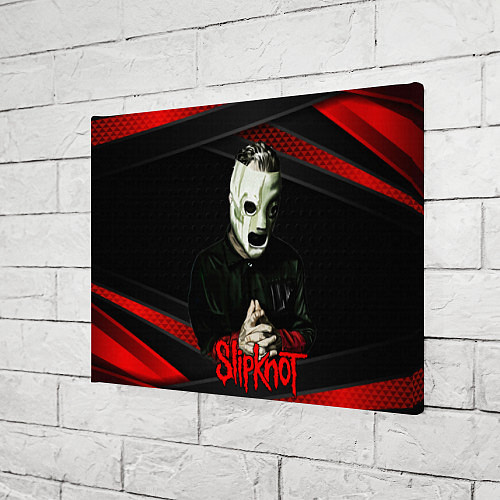 Картина прямоугольная Slipknot black & red / 3D-принт – фото 3