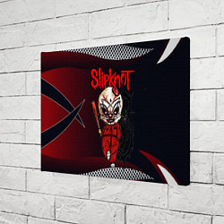 Холст прямоугольный Slipknot бита, цвет: 3D-принт — фото 2
