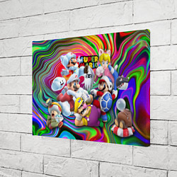 Холст прямоугольный Super Mario - Gaming aesthetics - Collage, цвет: 3D-принт — фото 2
