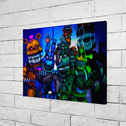 Холст прямоугольный Five Nights at Freddys 4, цвет: 3D-принт — фото 2