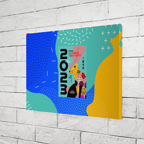 Картина прямоугольная 2023 - год кролика / 3D-принт – фото 3