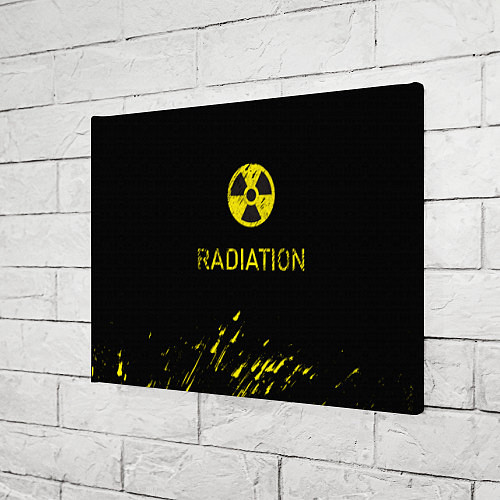 Картина прямоугольная Radiation - радиационная опасность / 3D-принт – фото 3