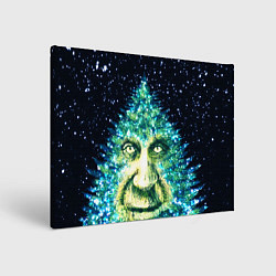 Холст прямоугольный Мудрое Новогоднее Дерево, цвет: 3D-принт