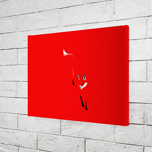Картина прямоугольная Красная лиса / 3D-принт – фото 3