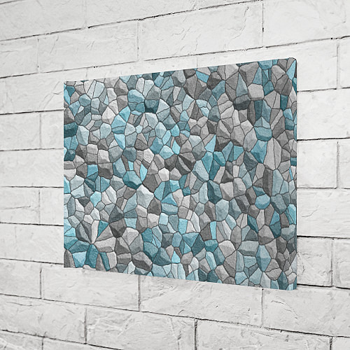 Картина прямоугольная Мозаика из цветных камней / 3D-принт – фото 3