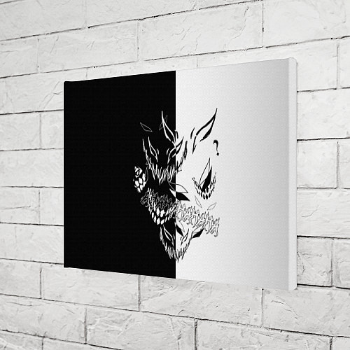 Картина прямоугольная Drain Face ZXC / 3D-принт – фото 3