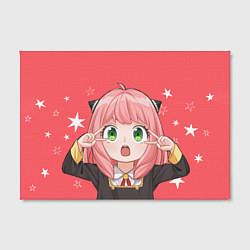 Холст прямоугольный Anya Forger - Spy x Family, цвет: 3D-принт — фото 2