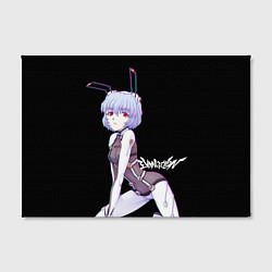 Холст прямоугольный Evangelion Рей Айанами, цвет: 3D-принт — фото 2