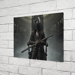Холст прямоугольный Bloodborne охотник, цвет: 3D-принт — фото 2