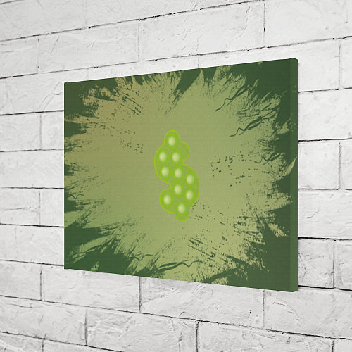 Картина прямоугольная Поп ит доллар хаки / 3D-принт – фото 3