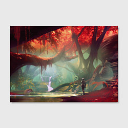 Холст прямоугольный Destiny пейзаж джунглей, цвет: 3D-принт — фото 2
