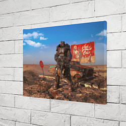 Холст прямоугольный Fallout 4 Power Armor x-01, цвет: 3D-принт — фото 2