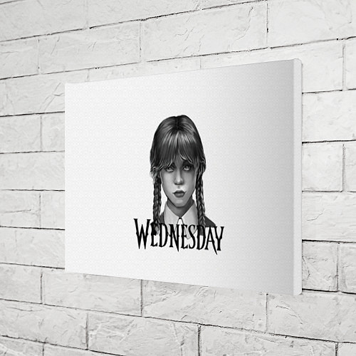 Картина прямоугольная Уэнсдэй Аддамс - Wednesday / 3D-принт – фото 3